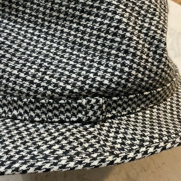 Vintage Johnny Carson Hat  Fedora Houndstooth - Picture 5 of 9